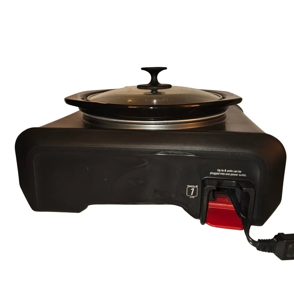 Crock-Pot Hook Up Connectable Slow Cooker 2-Quart Charcoal SCCPMD2-CH SCB4